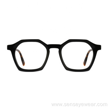 Fashion Design Unisex Bevel Acetate Eyeglasses Frame